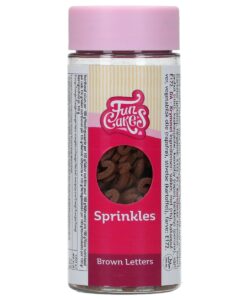 FunCakes Bruine Letters 50 g