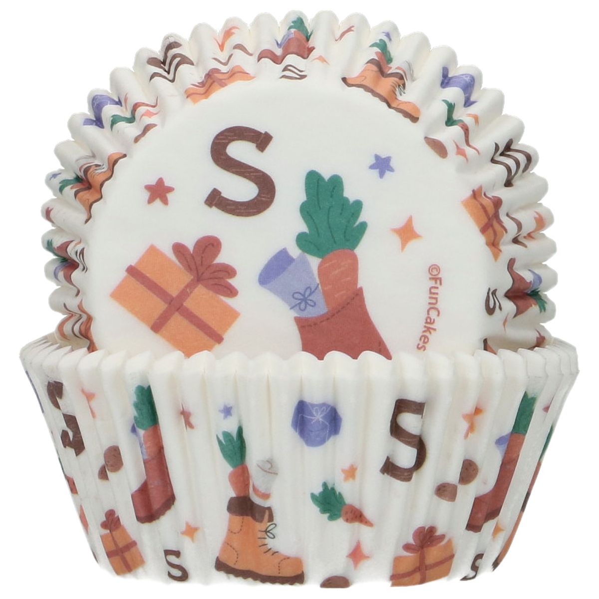Funcakes baking cups sinterklaas pk/48 bij cake, bake & love 6 Funcakes baking cups sinterklaas pk/48 - afbeelding 2