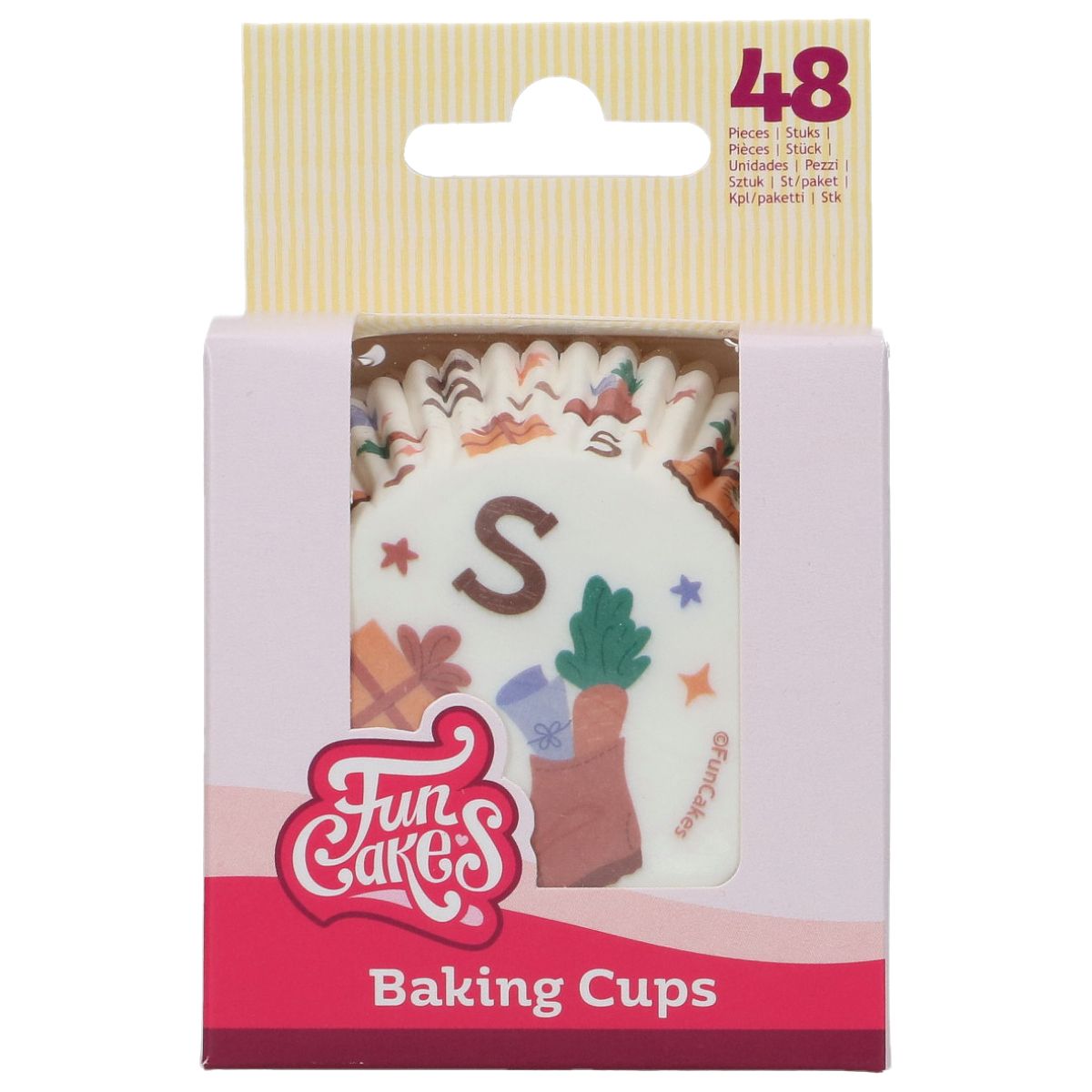 Funcakes baking cups sinterklaas pk/48 bij cake, bake & love 5 Funcakes baking cups sinterklaas pk/48