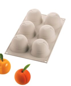 Silikomart Siliconen Mal Perzik ø6,2x5,5cm