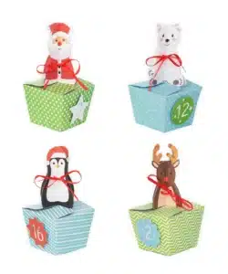 Diy adventskalender kerstfiguren - 24 doosjes bij cake, bake & love 8 Diy adventskalender kerstfiguren - 24 doosjes - afbeelding 2