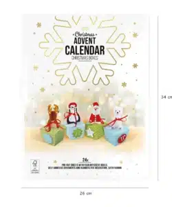 DIY Adventskalender Kerstfiguren - 24 doosjes