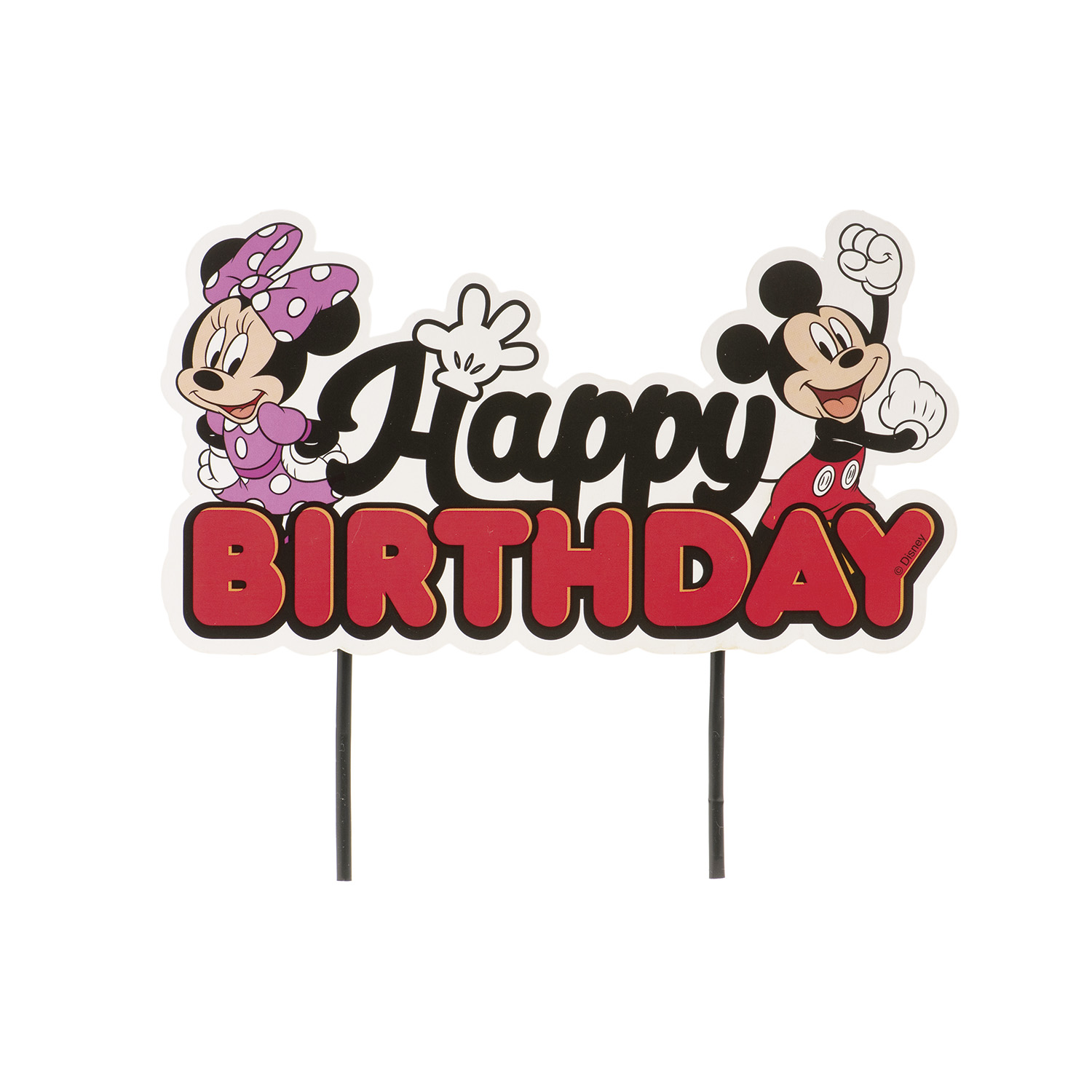 Dekora disney mickey & minnie mouse happy birthday taarttopper 16,5 cm bij cake, bake & love 5 Dekora disney mickey & minnie mouse happy birthday taarttopper 16,5 cm
