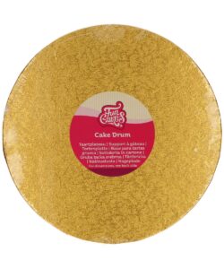 FunCakes Cake Drum Rond Goud Ø25cm
