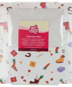 Funcakes cupcake doos 6 sinterklaas pk/3 - afbeelding 2
